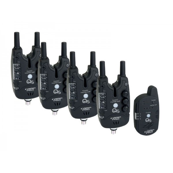 СИГНАЛИЗАТОР CARP PRO BITE ALARM Q5 set 4+1