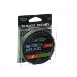 ПЛЕТЕНО ВЛАКНО SHOCK BRAID 25m DARK GREEN