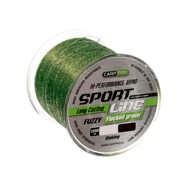 МОНОФИЛНО ВЛАКНО SPORT LONG CAST FLECKED GREEN